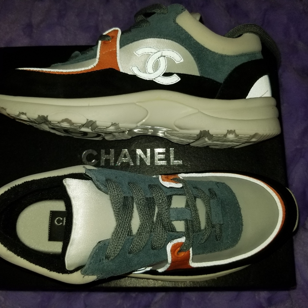 The 'CC' Chanel runner joins the reflective trend.